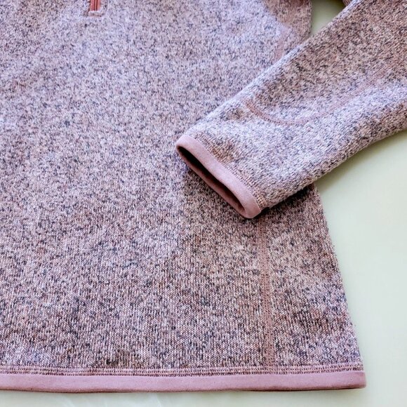 Patagonia Worn Wear 1/4 Zip Women's Better Sweater in Kiln Pink Size Medium - Picture 6 of 14